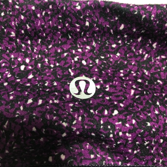 lululemon reversible cropped legging black purple - Picture 2 of 7